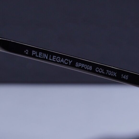 Philipp Plein SPP008M 700X Aviator Sunglasses – Black/Grey - Picture 7 of 10